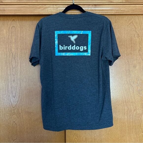 Birddogs Grey Short Sleeve Graphic Crewneck T-Shirt Size Medium - Picture 3 of 6
